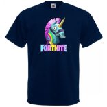 Unicorn Llama - Game fan Fortnite stílus gyerek rövid ujjú póló