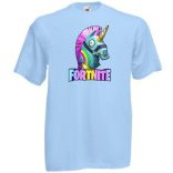 Unicorn Llama - Game fan Fortnite stílus gyerek rövid ujjú póló