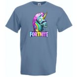Unicorn Llama - Game fan Fortnite stílus férfi rövid ujjú póló