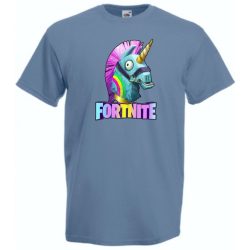  Unicorn Llama - Game fan Fortnite stílus férfi rövid ujjú póló