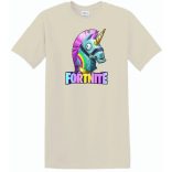 Unicorn Llama - Game fan Fortnite stílus férfi rövid ujjú póló