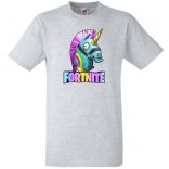 Unicorn Llama - Game fan Fortnite stílus férfi rövid ujjú póló