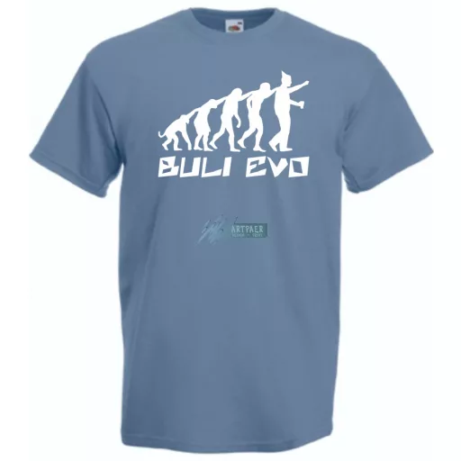 Buli Legénybúcsú Evolúció férfi rövid ujjú póló