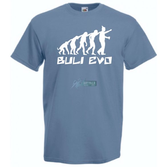 Buli Legénybúcsú Evolúció férfi rövid ujjú póló