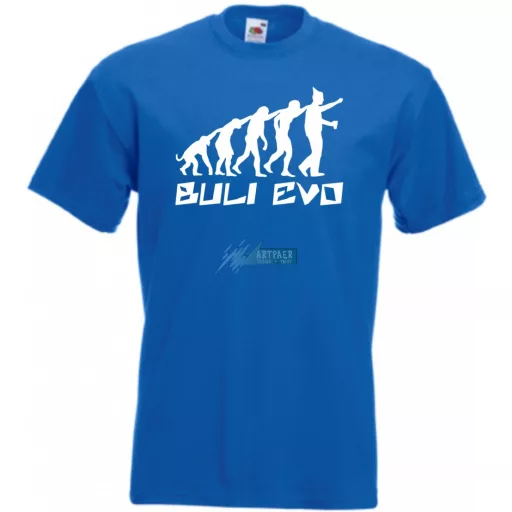 Buli Legénybúcsú Evolúció férfi rövid ujjú póló