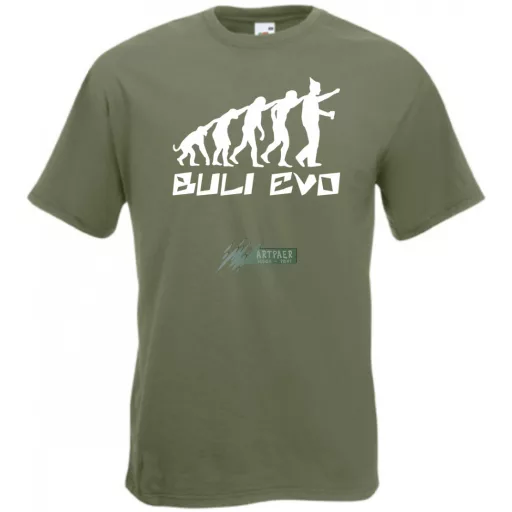 Buli Legénybúcsú Evolúció férfi rövid ujjú póló
