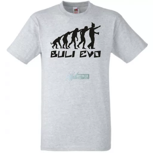 Buli Legénybúcsú Evolúció férfi rövid ujjú póló