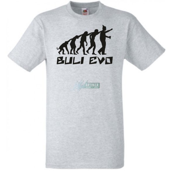 Buli Legénybúcsú Evolúció férfi rövid ujjú póló