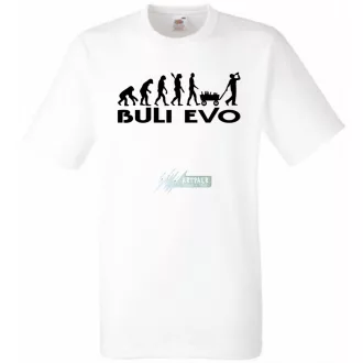 Buli Legénybúcsú Evolúció férfi rövid ujjú póló