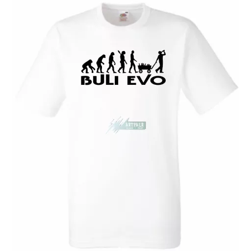 Buli Legénybúcsú Evolúció férfi rövid ujjú póló
