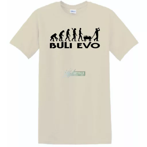 Buli Legénybúcsú Evolúció férfi rövid ujjú póló