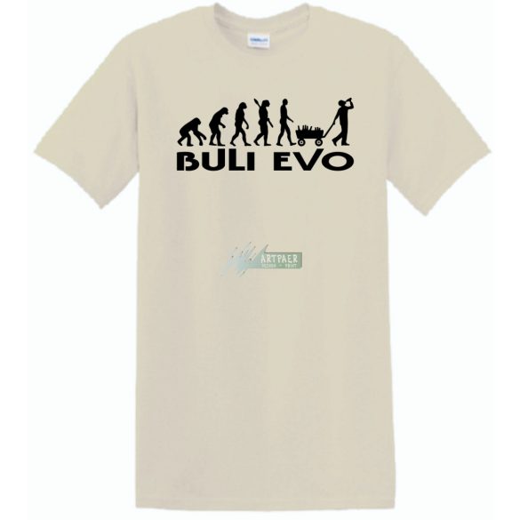 Buli Legénybúcsú Evolúció férfi rövid ujjú póló