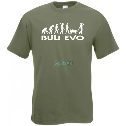 Buli Legénybúcsú Evolúció férfi rövid ujjú póló