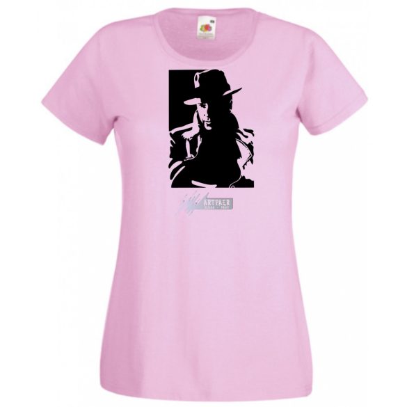 Retró film fan - Humphrey Bogart női rövid ujjú póló