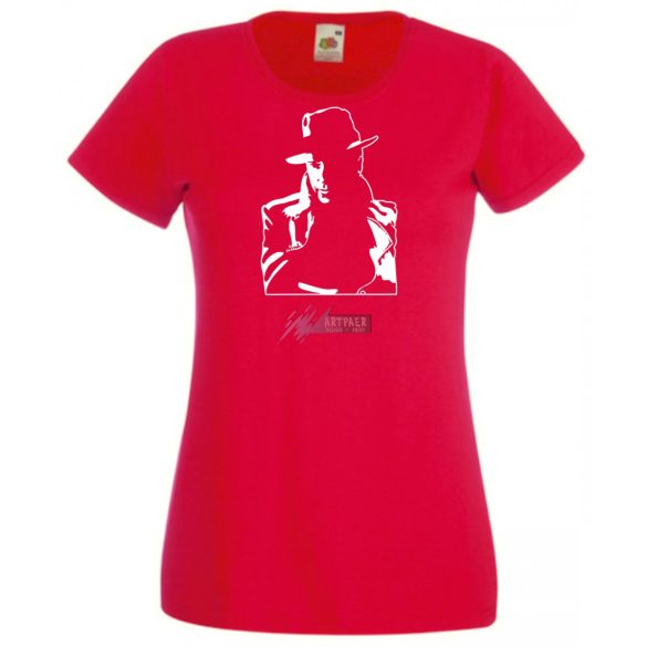 Retró film fan - Humphrey Bogart női rövid ujjú póló