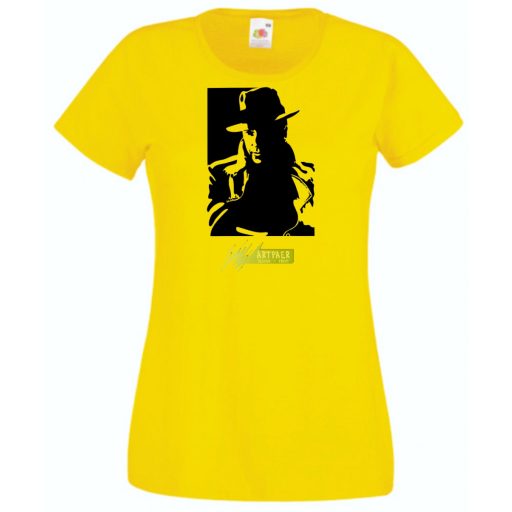 Retró film fan - Humphrey Bogart női rövid ujjú póló