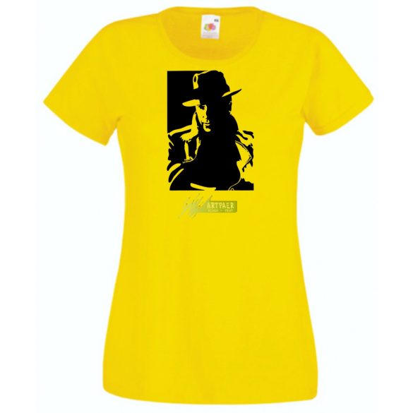 Retró film fan - Humphrey Bogart női rövid ujjú póló