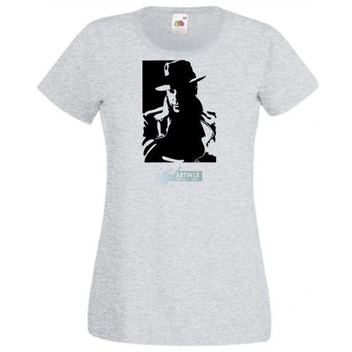 Retró film fan - Humphrey Bogart női rövid ujjú póló