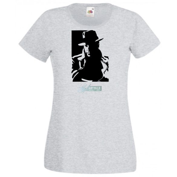 Retró film fan - Humphrey Bogart női rövid ujjú póló