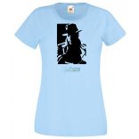 Retró film fan - Humphrey Bogart női rövid ujjú póló