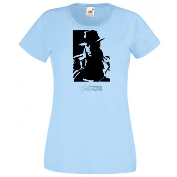 Retró film fan - Humphrey Bogart női rövid ujjú póló