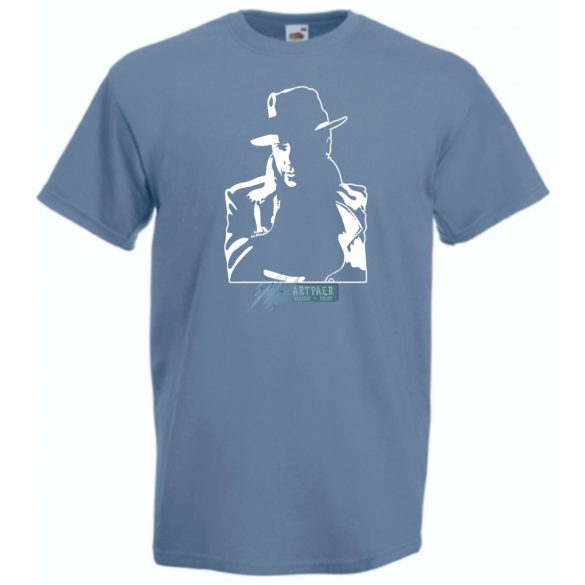 Retró film fan - Humphrey Bogart férfi rövid ujjú póló