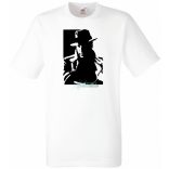 Retró film fan - Humphrey Bogart férfi rövid ujjú póló