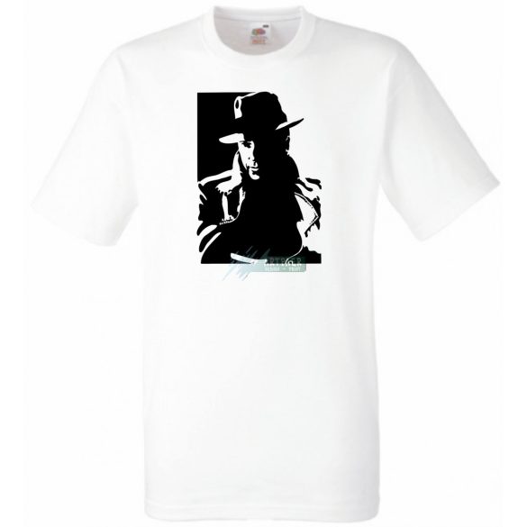 Retró film fan - Humphrey Bogart férfi rövid ujjú póló