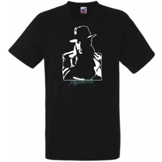 Retró film fan - Humphrey Bogart férfi rövid ujjú póló
