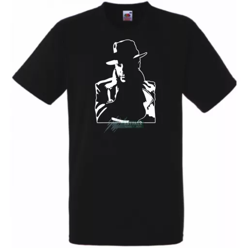 Retró film fan - Humphrey Bogart férfi rövid ujjú póló