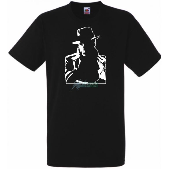 Retró film fan - Humphrey Bogart férfi rövid ujjú póló