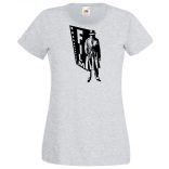 Retró film fan - Humphrey Bogart -B női rövid ujjú póló