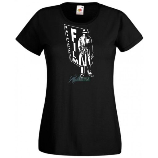 Retró film fan - Humphrey Bogart -B női rövid ujjú póló