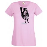 Retró film fan - Humphrey Bogart -B női rövid ujjú póló