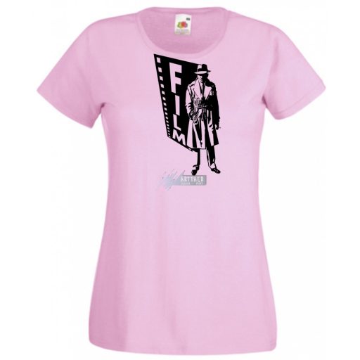 Retró film fan - Humphrey Bogart -B női rövid ujjú póló