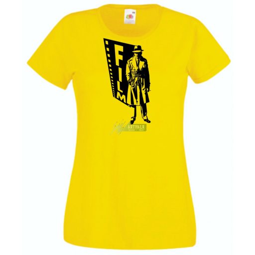 Retró film fan - Humphrey Bogart -B női rövid ujjú póló