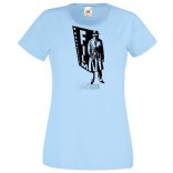 Retró film fan - Humphrey Bogart -B női rövid ujjú póló