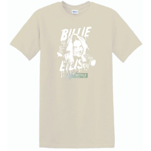 Fan - Billie Eilish rajz gyerek rövid ujjú póló