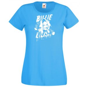 Fan - Billie Eilish rajz női rövid ujjú póló