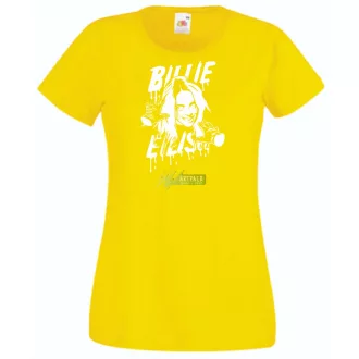 Fan - Billie Eilish rajz női rövid ujjú póló