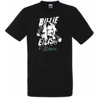 Fan - Billie Eilish rajz férfi rövid ujjú póló