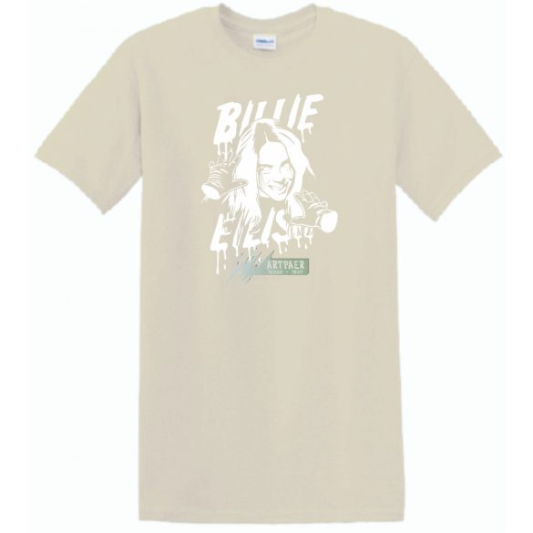 Fan - Billie Eilish rajz férfi rövid ujjú póló