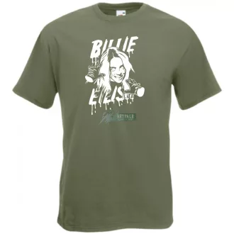 Fan - Billie Eilish rajz férfi rövid ujjú póló
