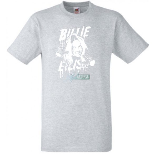 Fan - Billie Eilish rajz férfi rövid ujjú póló