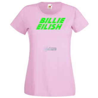 Fan - Billie Eilish rajz női rövid ujjú póló