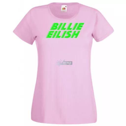 Fan - Billie Eilish rajz női rövid ujjú póló