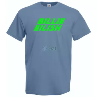 Fan - Billie Eilish rajz férfi rövid ujjú póló