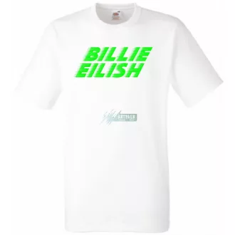Fan - Billie Eilish rajz férfi rövid ujjú póló