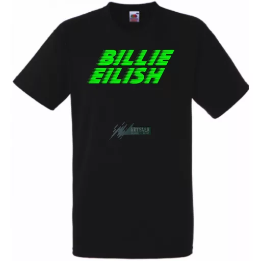 Fan - Billie Eilish rajz férfi rövid ujjú póló