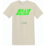 Fan - Billie Eilish rajz férfi rövid ujjú póló